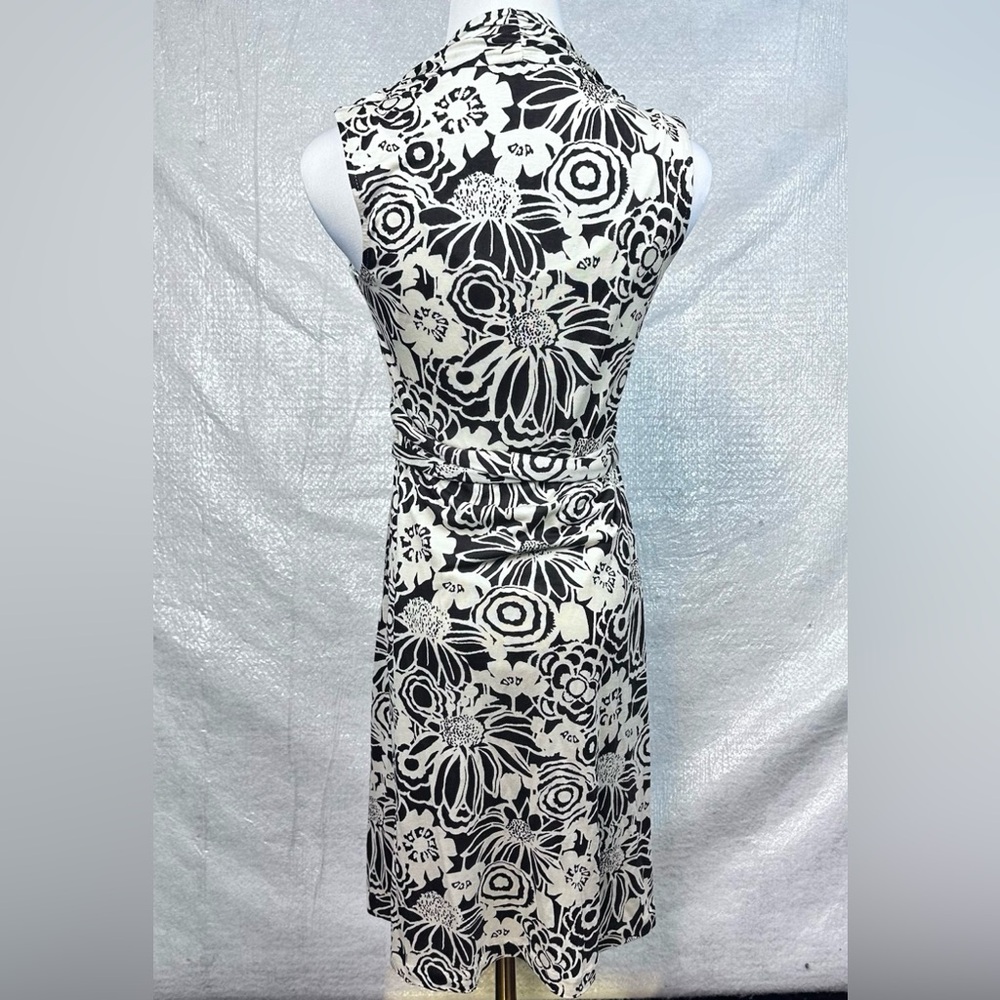 Banana Republic Dress Wrap Size XS Silk Linen Blend Feminine‎ Safari Beach - Picture 3 of 10